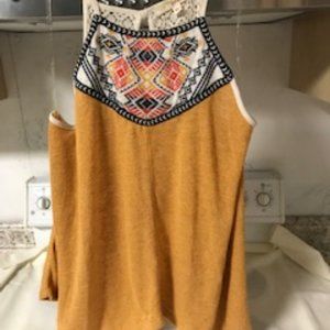 Rewind Boho Tribal Print Halter Top